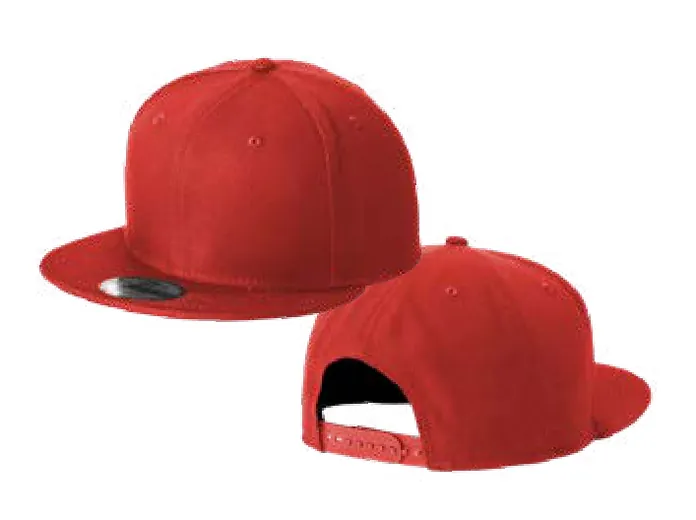 New Era Standard Fit Flat Bill Snapback Cap