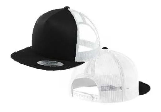 Sport-Tek YP Classics® 5-Panel Classic Trucker Mesh Back Cap
