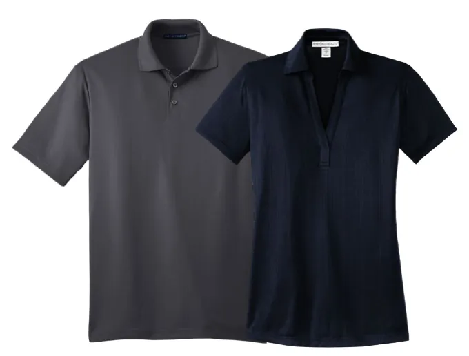 Port Authority Performance Fine Jacquard Polos