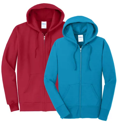 Port & Company Core Fleece Full-Zip Hooded Sweatshirts