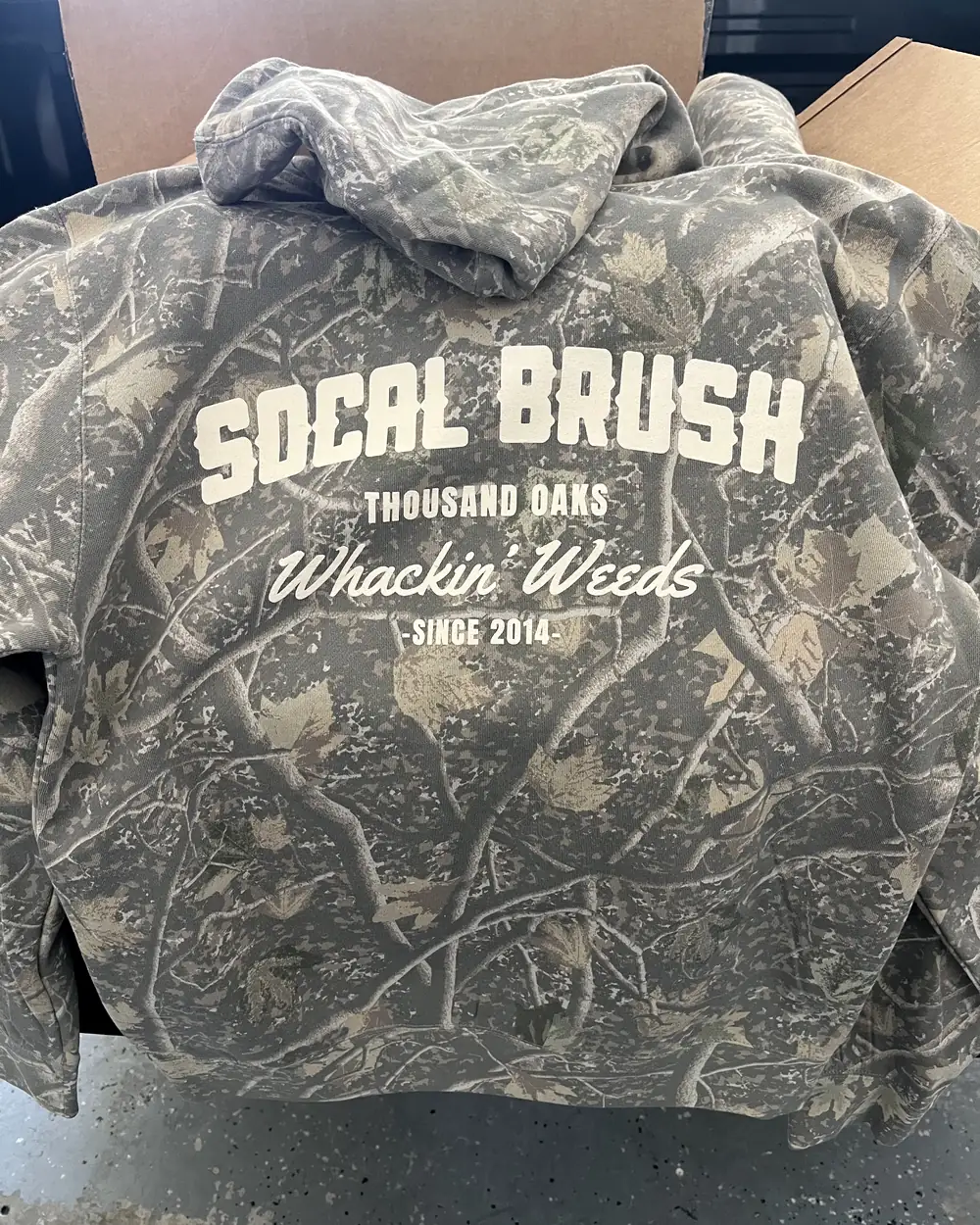 SoCal Brush camo hoodies