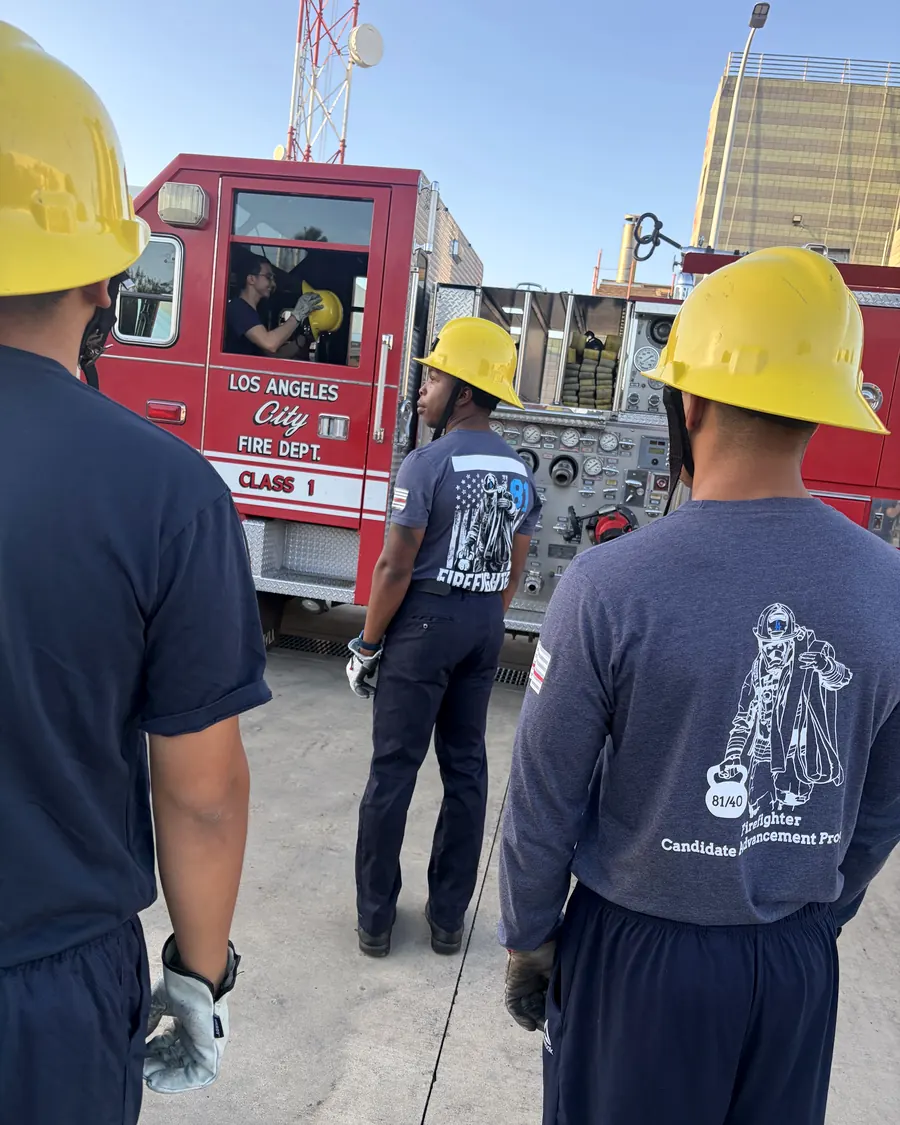 Firehouse crew — Station tees, in the field